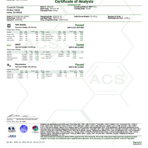 CoastalCloudsMangoJackDelta8 5PackCOA page 0004