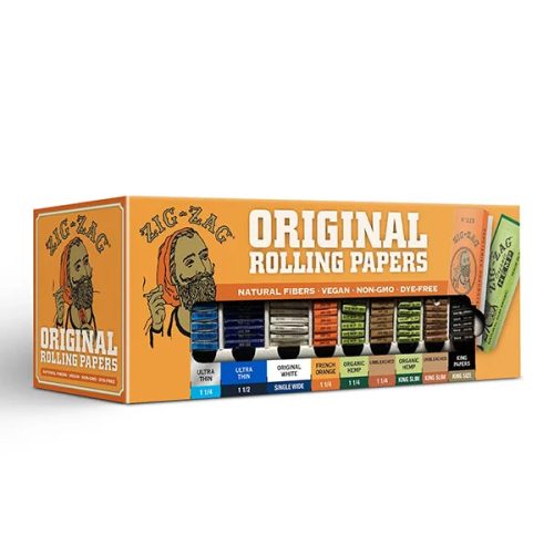 zig zag rolling papers bundle display 3